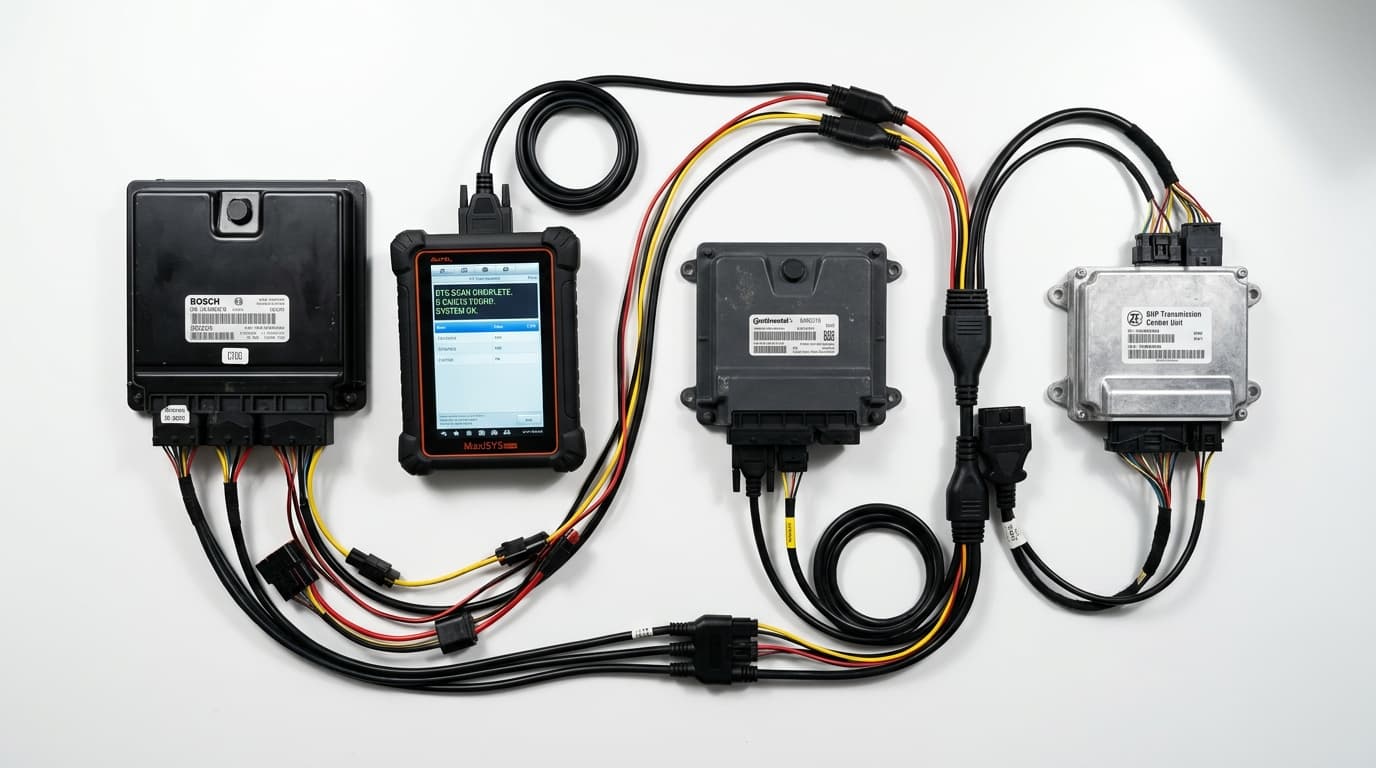 OBD-II + multi-ECU diagnostic